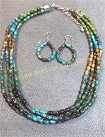 Sterling and Turquoise Set