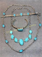 Sterling & Turquoise Jewelry - 4