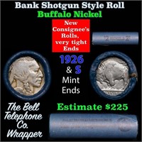 Buffalo Nickel Shotgun Roll in Old Bank Style 'Bel