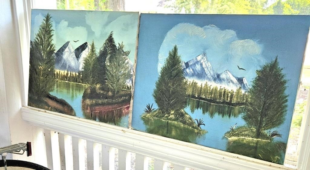 2 Oil On Canvas Pictures