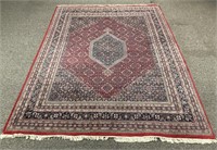 12.5 x 9 Hand Knotted Oriental Rug