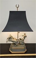 French Empire Style Chariot Lamp- Metal Base w