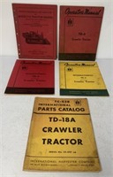 5 IH Operators Manuals,TD-6,9 Crawler Tractors