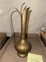 brass vase marked India