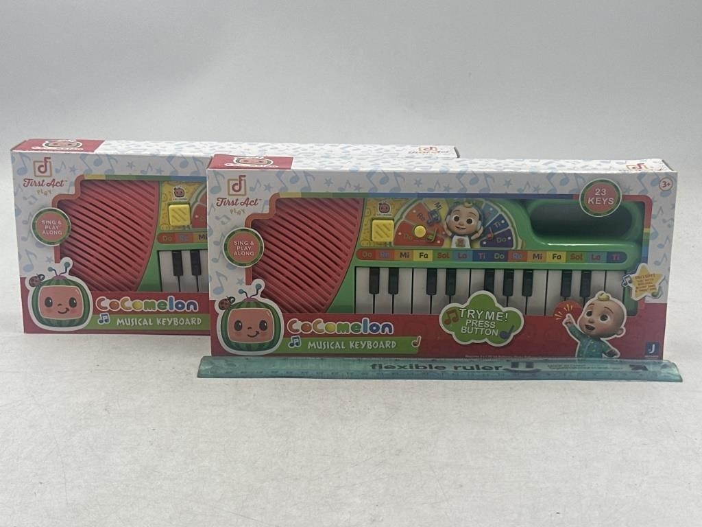 NEW Lot of 2- CoComelon Musical Keyboard