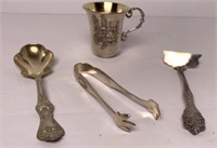 Sterling Serving Pieces & Handled Cup