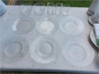 Glass Plates, Bowls & Mugs