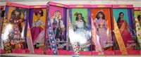 7 BARBIE DOLLS - NEW IN BOX CHINESE, FRENCH,