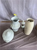 Ceramic Pitcher, Vase, and More