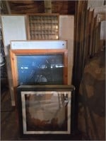 Estate lot of display cases