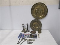 BRASS, SILVER, METAL LOT