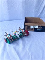 Tin Windup Horserace Toy