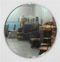 Beveled Edge 24" Round Wall Mirror