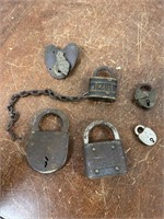 Antique Cast Iron Locks