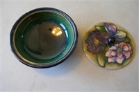 Rare Moorcroft Covered Dish  6/1/2" D