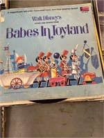 Walt Disney Babes in toyland book and record