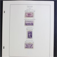 US Stamps 1935-1940 Mint NH & Used on Scott pages,
