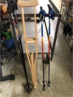 Ski Poles, Crutches And Walkers