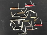 Knife collection, Case Swiss camp king and others
