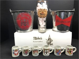 Beer collectible items Budweiser old Milwaukee
