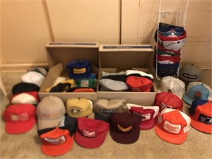 Caps and hats collection some with patches