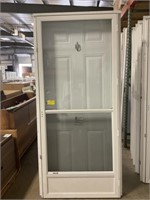 34"x76" RH Steel Door/Storm Door Combo