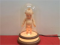 Kewpie Doll w/ Glass Case