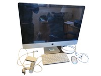 27" iMac Computer with Keyboard Mouse Camera Etc