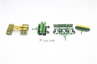 (4) 1/64 Scale Pull Behind Tractor Attachments