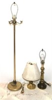 Metal Table Lamps with Floor Lamp