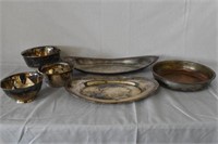 5 Miscellaneous Silver Plate Pieces