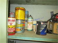 CONTENTS OF CABINET  (NORTH WALL)