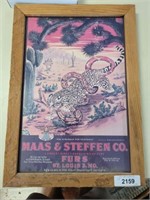 MAAS AND STEFFEN CO FRAMED POSTER