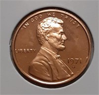 PROOF LINCOLN CENT-1971-S