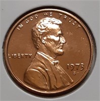 PROOF LINCOLN CENT-1973-S