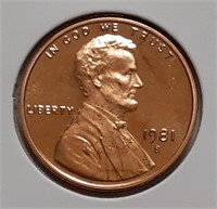 PROOF LINCOLN CENT-1981-S