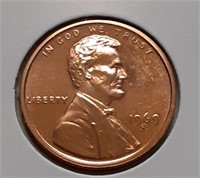 PROOF LINCOLN CENT- 1969-S