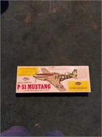 P-51 MUSTANG BALSA MODEL KIT