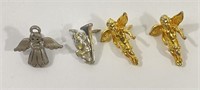 Lot of 4 Angels Cufflink Pins