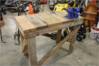 4'x2'x38" Workbench w/5" Vise