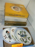 3 HUMMEL ANNIVERSARY PLATES IN BOXES