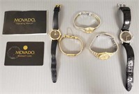 Group of ladies watches including Movado, vintage