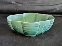 VTG Brush Pottery Ribs & Star Planter