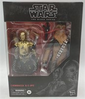 (S) Star Wars Black Series Chewbacca and C-3PO by