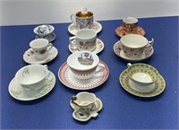 Assorted Cups and Saucers