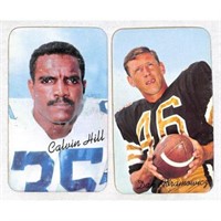 (2) 1970 Topps Super Football Cards