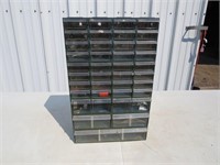 37 DRAWER PARTS CABINET & ASSTD. PARTS