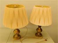 2 Decorative brass lamp 27 in tall
