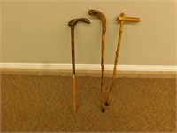 Walking sticks various sizes