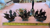 Vintage 3 piece Ships Nina, Pinta, Santa Maria,